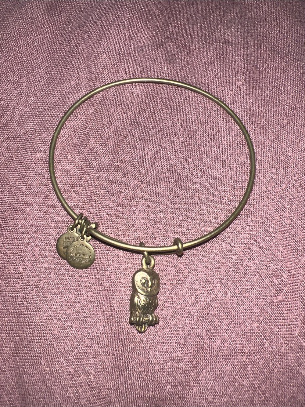 Owl Alex and Ani bracelet